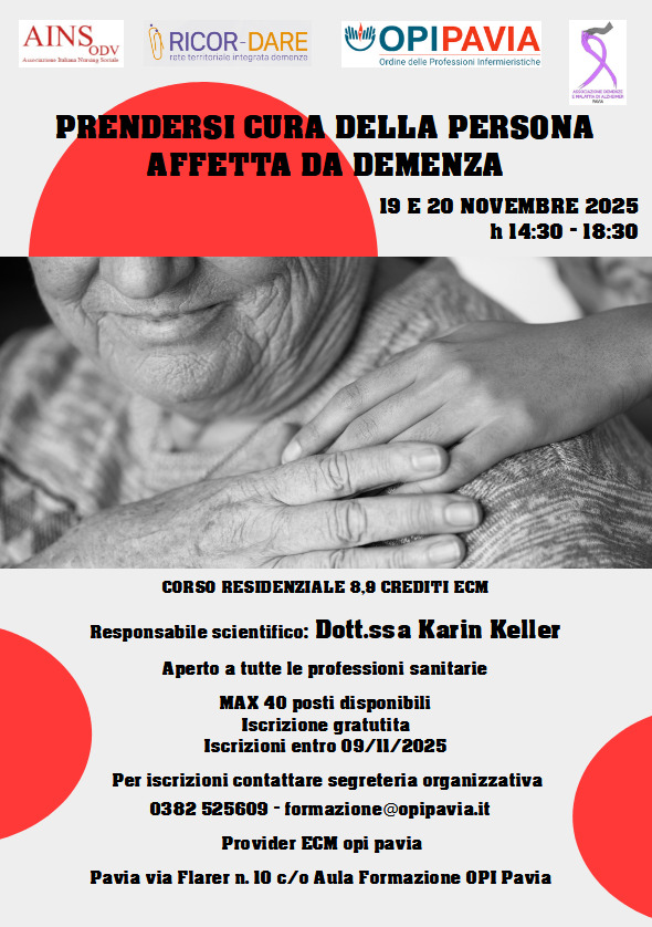 PRENDERSI CURA DELLA PERSONA AFFETTA DA DEMENZA