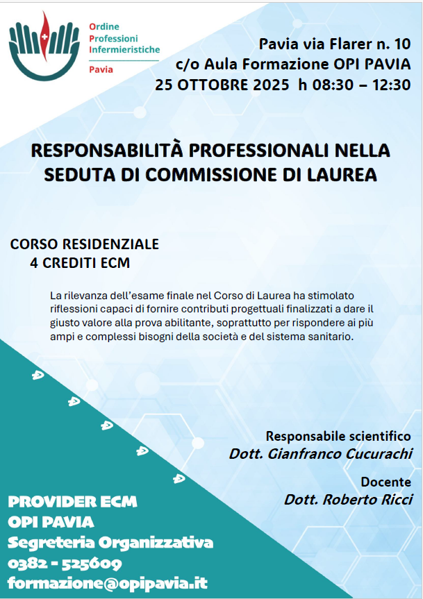 RESPONSABILITÀ PROFESSIONALI NELLA SEDUTA DI COMMISSIONE DI LAUREA